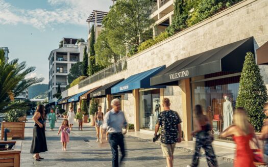 Two-bedroom apartment on fourth floor in the newest neighborhood in the heart of Porto Montenegro