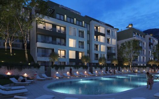 Two-bedroom apartment in a brand-new residential project in Tivat