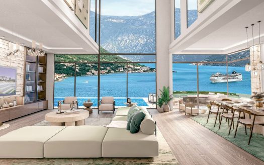Luxurious five-bedroom Villa with views of the Bay