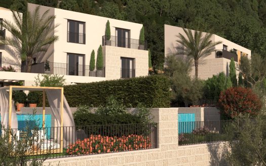 Villa at the stunning, green, private resort in Budva