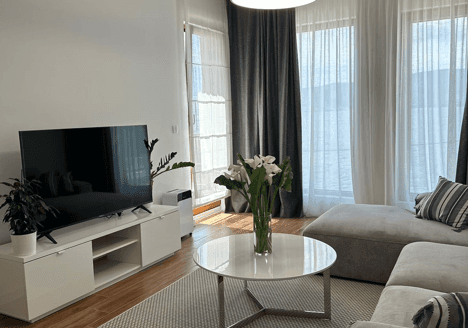 Fully Furnished Two-Bedroom Apartment in Opatovo – First Line to the Sea