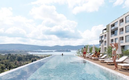 Two-bedroom apartment in a brand-new residential project in Tivat