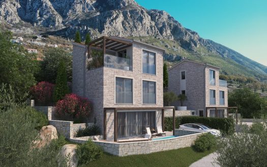 Two fantastic full sea view villas near Budva 