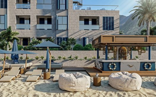 Branded two-bedroom apartment with mountain view, Movenpick 5* Teuta Residences