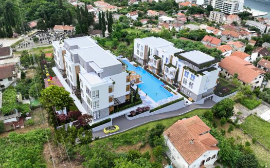 Serene three-bedroom apartment in charming Kumbor