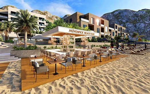 Branded two-bedroom apartment with mountain view, Movenpick 5* Teuta Residences