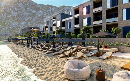 Branded one-bedroom apartment with sea view, Movenpick 5* Teuta Residences