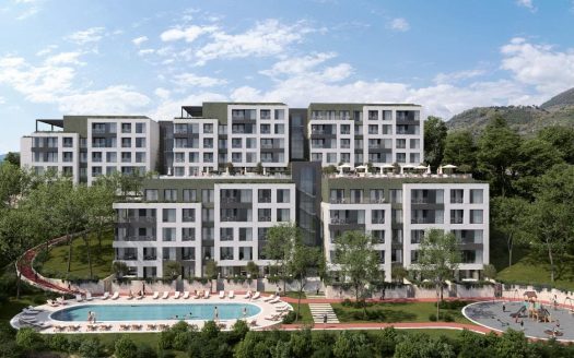 Three-bedroom apartment in a brand-new residential project in Tivat