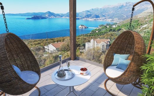 Two fantastic full sea view villas near Budva 