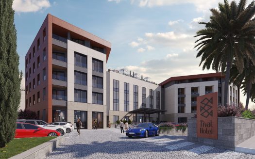 Two-bedroom residential unit available for sale in the new Luxury 5* Hotel Tivat