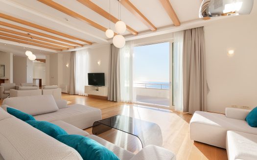 Elegant Villa with unobstructed sea views and a panorama of Sveti Stefan