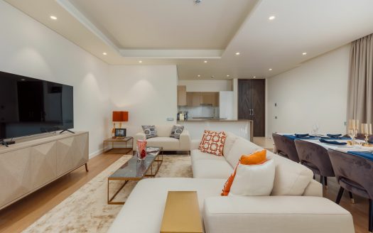 Modern three-bedroom apartment with a pool, in Portonovi