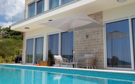 Four Bedrooms House in Podi with Pool and Panoramic Sea View