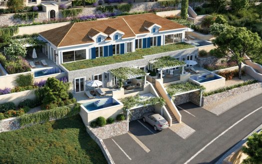 Two-bedroom apartment at Jasmin building, Marina Village Lustica Bay