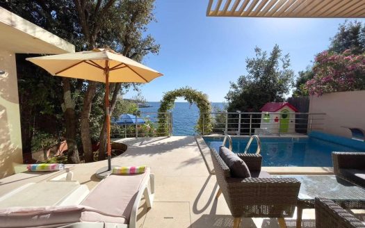 Unique Property: Modern Seafront Villa with Private Sea Access 