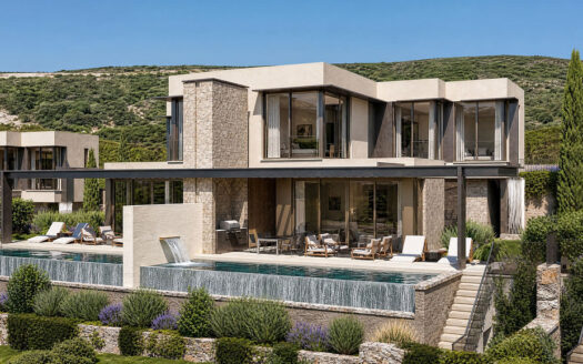 Three-Bedroom Twin Villa with Pool and Boka Bay Views at The Peaks, Luštica Bay