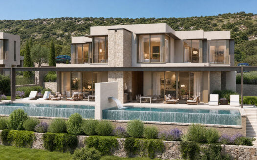 Three-Bedroom Twin Villa with Pool and Boka Bay Views at The Peaks, Luštica Bay